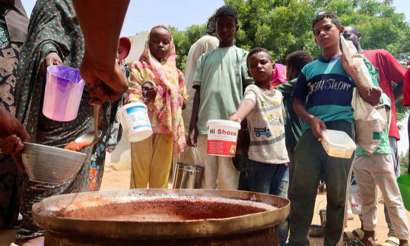 famine in Sudan, food shortages, catastrophic situation, United Nations, Gaza