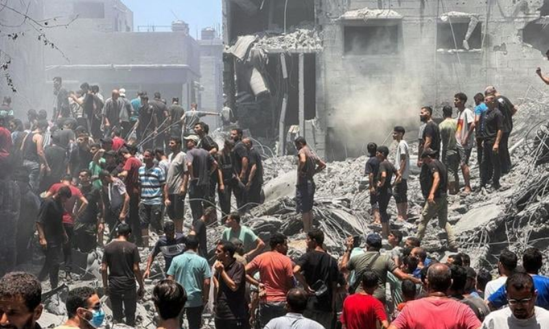 Israeli Airstrike on UN Aid Center in Gaz