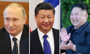 China, Russia, North Korea, US, United States, Washington, South China Sea, Pyongyang, Moscow, Beijing, Philippines