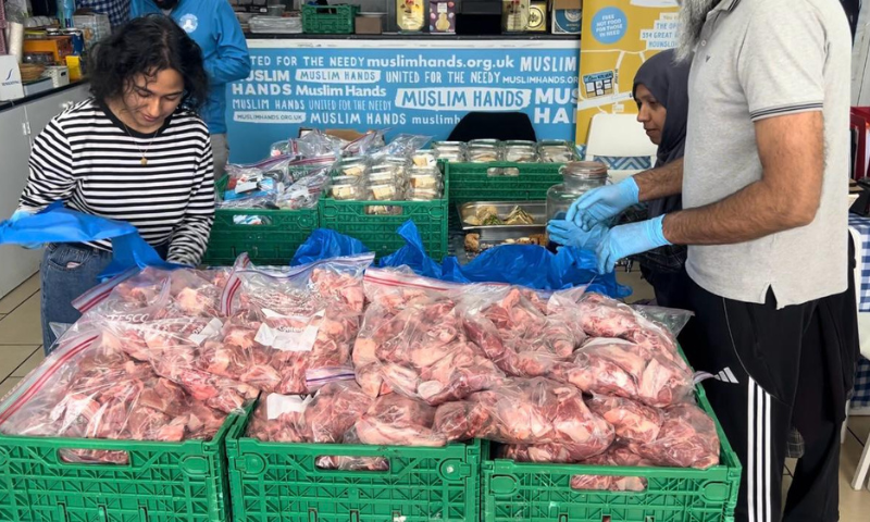 Muslim Hands Open Kitchen Distributes Sacrificial Meet to Share Eid Joy 2