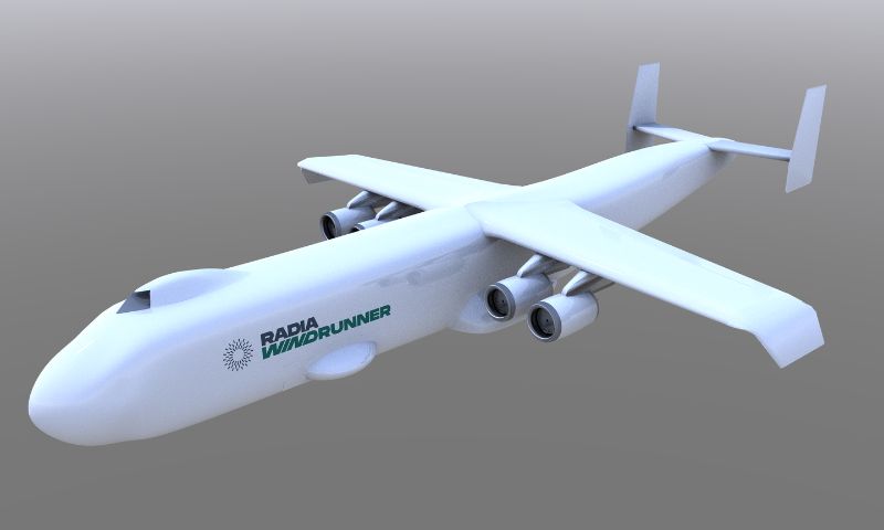 Radia, US, WindRunner, GigaWind, World Economic Forum, Boeing 747, Carbon,
