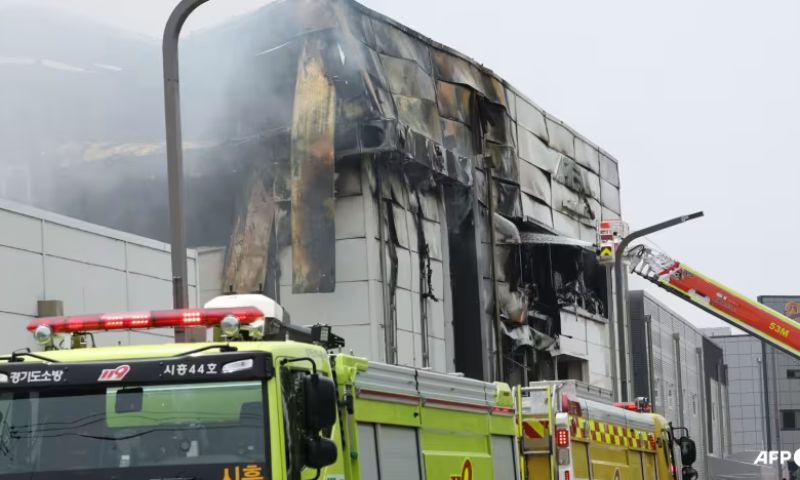 Battery Factory, South Korea, Fire, Hwaseong City, Electronic Devices, Jeolla Province