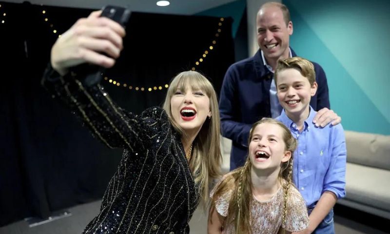 Travis Kelce, Prince William, Taylor Swift, London Eras Tour, Show, Concert, Football, Royal Family,