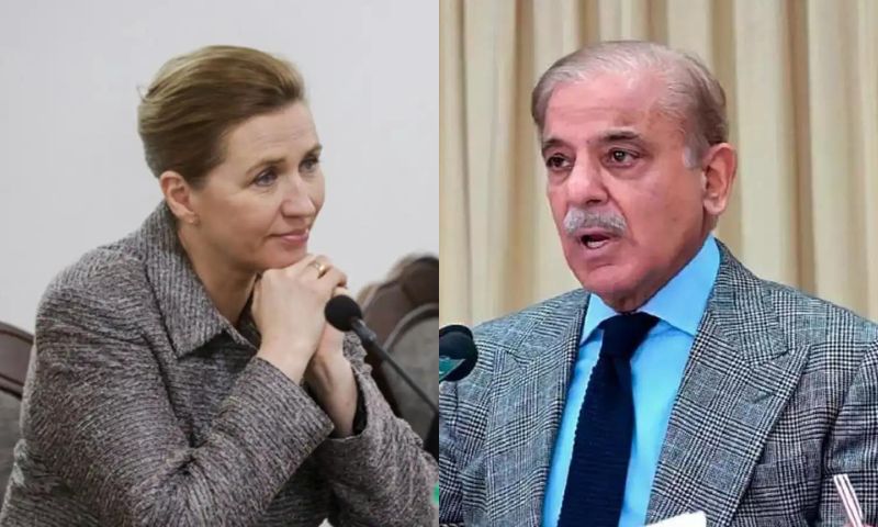 Pakistan's Prime Minister, Shehbaz Sharif, attack on Denmark Prime Minister, Mette Frederiksen,