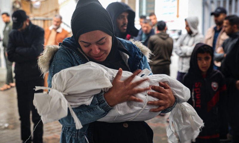 Israel Bombs Gaza Hezbollah Fire Rockets as Gaza Death Toll Surpasses 38153 1
