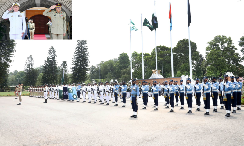 Brazilian Navy, Admiral Andre Luiz Silva Lima De Santana Mendes, General Sahir Shamshad Mirza, Chairman Joint Chiefs of Staff Committee, Joint Staff Headquarters, ISPR