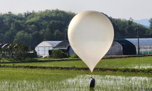 Balloons, North Korea, Trash, UN, South Korea,
