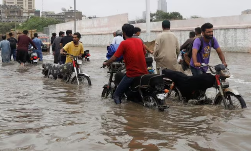 Pakistan President, Affected People, Islamabad, Rain,