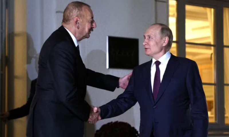 Putin, Azerbaijan, Russia, Baku, Kremlin, European, Ukraine, Armenia, Nagorno-Karabakh, Energy, President Ilham Aliyev, Vladimir Putin