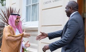 Saudi, Foreign Minister, London, UK, British, Gaza