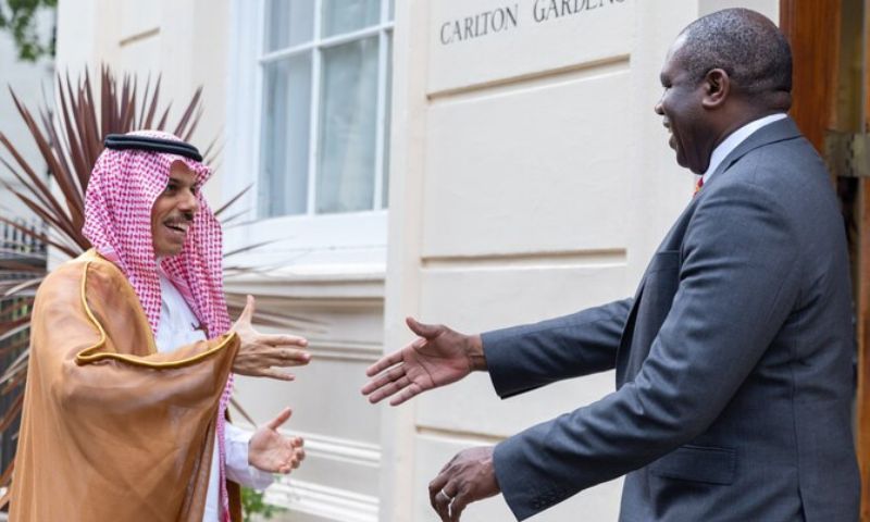 Saudi, Foreign Minister, London, UK, British, Gaza