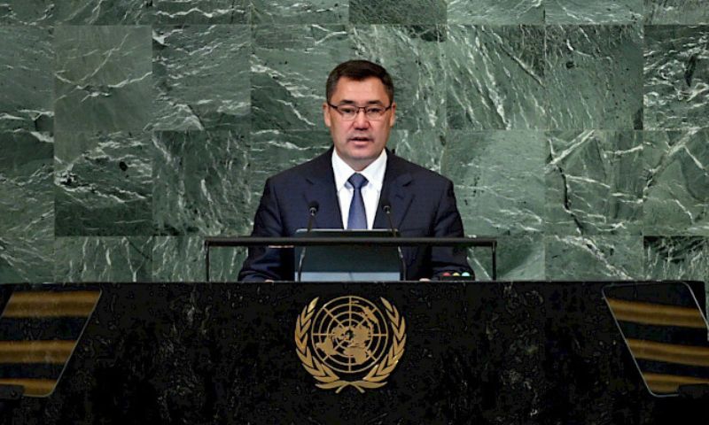 President of Kyrgyzstan, US, UNGA Session
