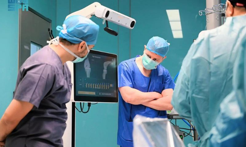 Robotic Knee Replacement, Surgery, Saudi Arabia, King Salman bin Abdulaziz Medical City, Madinah Health Cluster,