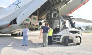 Fifth Saudi Relief Plane