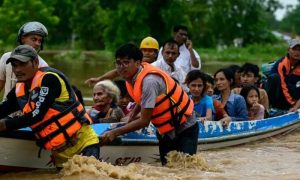 Myanmar, Boat, Students, Yangon, Coast, Rescue
