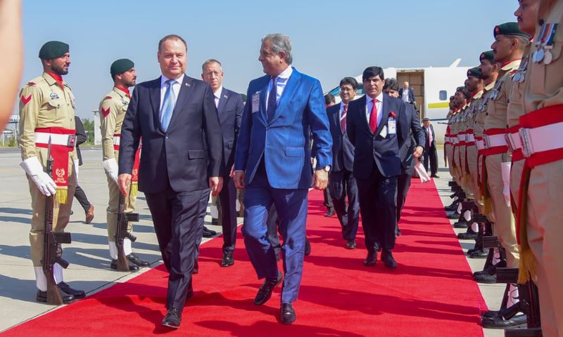 PMs of Belarus Tajikistan Arrive in Islamabad to Attend SCO Summit 2