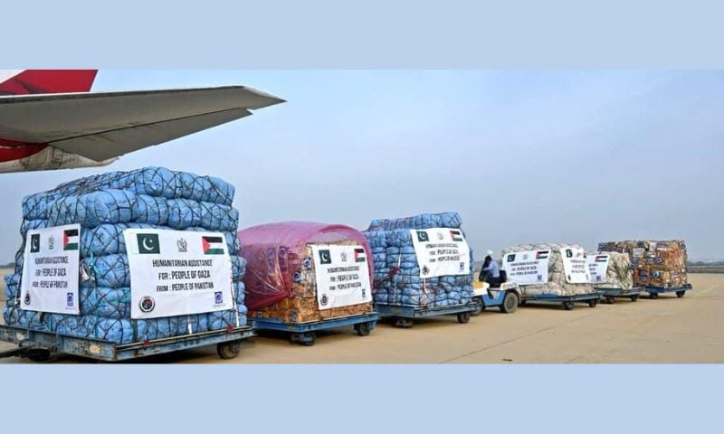 Pakistan’s NDMA, Aid Consignment, Gaza
