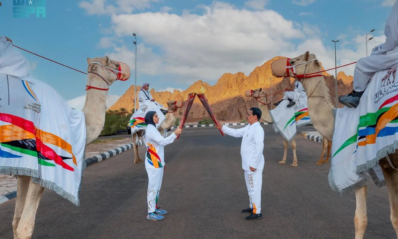 Saudi Games Torch, Riyadh, Month-Long Journey, Kingdom