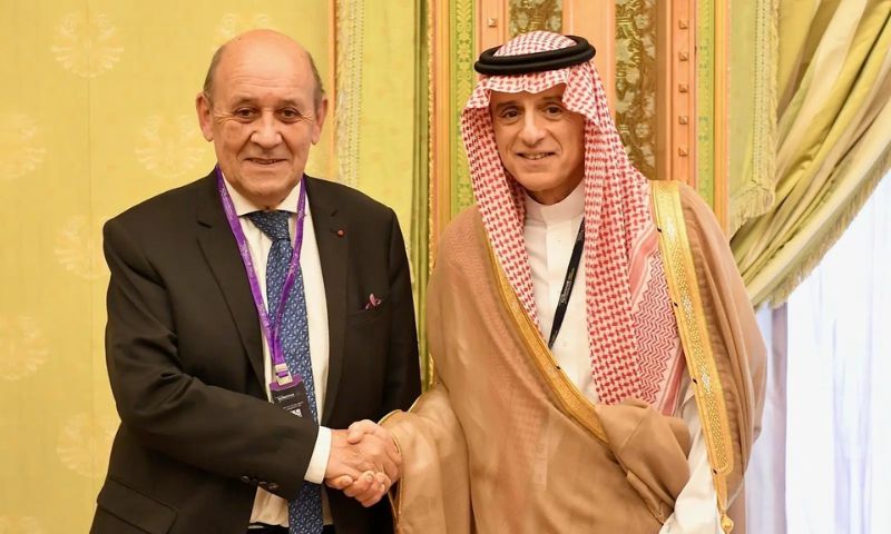 Saudi Minister of State French Envoy to Lebanon Discuss Regional Developments