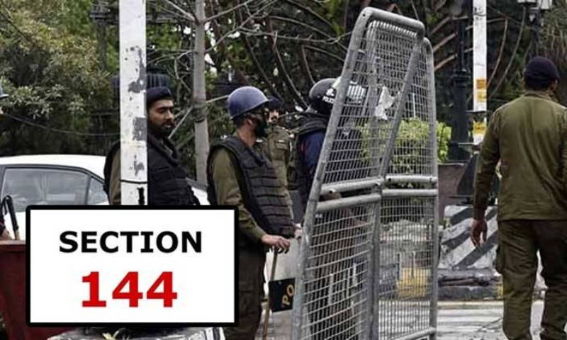 Section 144, Punjab, PTI protest