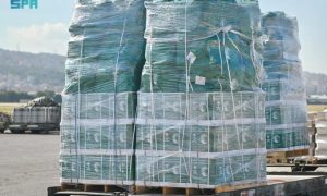 Seventh KSA Relief Plane Arrives in Beirut with Aid for People of Lebanon 1