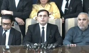 PTI, Barrister Gohar, Imran Khan, Jamiat Ulema-e-Islam, JUI-F, Maulana Fazlur Rehman, constitutional amendments, PTI founder, Adiala jail,