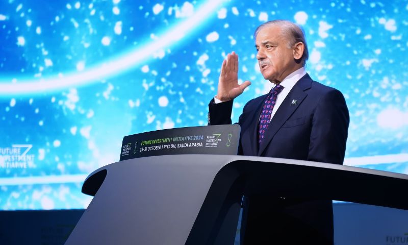 Prime Minister, Shehbaz Sharif, Gaza, Future Investment Initiative, FII, Riyadh,