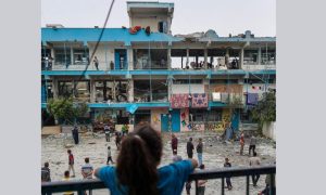 Saudi Foreign Ministry, UNRWA, Gaza, School, Israeli