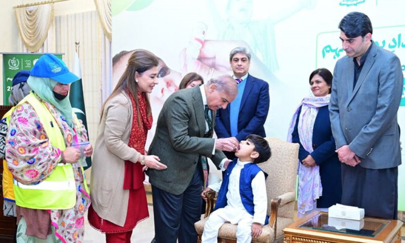 Polio, Pakistan, Anti-Polio Campaign, Islamabad, Khyber Pakhtunkhwa, Prime Minister, Shehbaz Sharif
