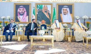 Syrias President Al Arrives in Saudi Arabia on First Foreign Visit