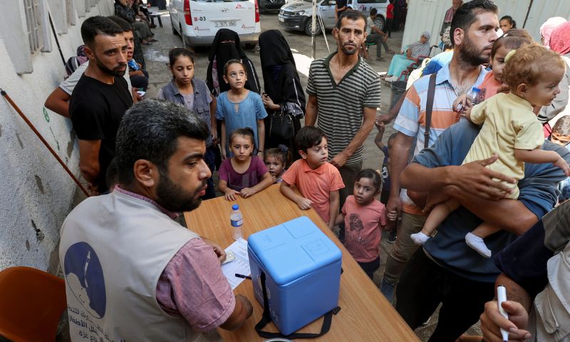 UN, Gaza, Polio, WHO, UNICEF, Palestinians, UNRWA,