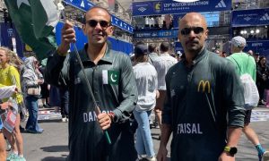 athletes, Faisal Shafi and Danish Elahi,