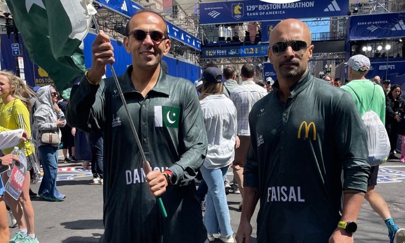 athletes, Faisal Shafi and Danish Elahi,