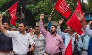 Bharat Bandh, India, New Delhi, Strike, Protest, Economic Reforms, Narendra Modi, Government, Labourers