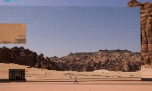 Saudi Arabia, AlUla, UNESCO, Maraya Building, AlUla Desert Blaze
