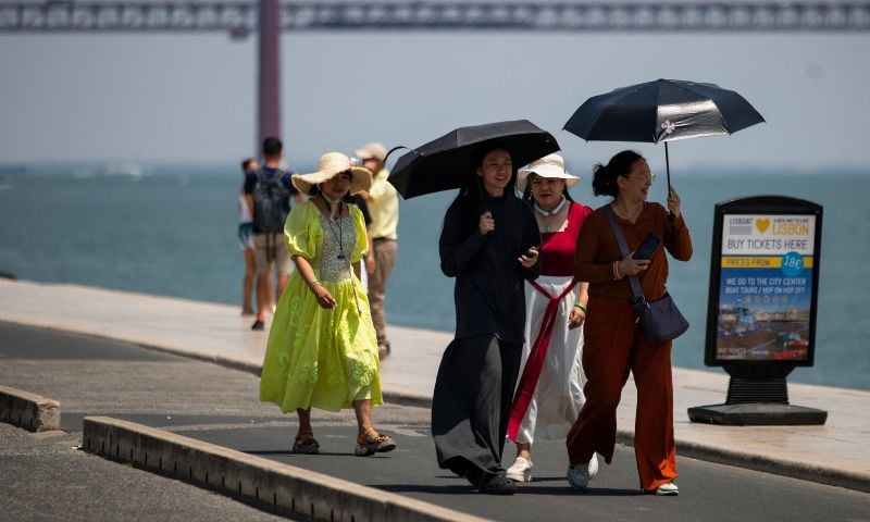 Temperatures, Climate Change, Spain, Portugal, Heatwave, Lisbon, Warmer