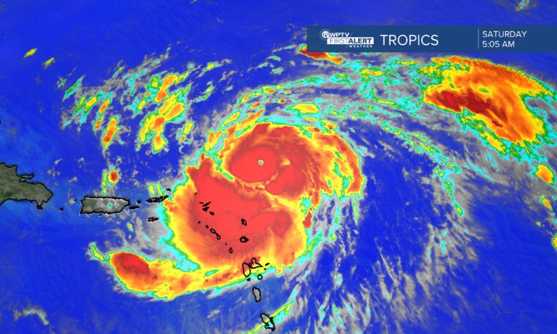 Hurricane Erin, Category 5, Storm, Caribbean, US, Coast, US National Hurricane Center, NHC