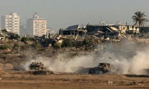 Israel, UK, British, Arms Expo, Gaza City, DSEI, Netanyahu, Hamas,
