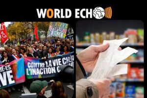 In France, thousands of people marched to record to protest over soaring prices