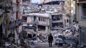 ANKARA: The death toll from last week's massive earthquake in Turkiye and Syria rose to more than 35,000 on Monday, as rescue teams started to wind up the search for survivors and the aid effort shifted to hundreds of thousands of people made homeless. One week after the 7.8-magnitude tremor, Turkish media reported a handful of people were still being pulled from the rubble and increasingly desperate conditions for survivors battling lack of hygiene, toilets and water. The confirmed death toll surged to 35,224 as officials and medics said 31,643 people had died in Turkiye and at least 3,581 in Syria after the February 6 quake, the fifth deadliest since the beginning of the 21st century. The United Nations (UN) has decried the failure to ship desperately needed aid to war-torn regions of Syria and warned that the toll is set to rise higher as experts caution that hopes for finding people alive dim with each passing day. "I could not do anything," said Syrian nurse anesthetist Abdelbaset Khalil whose wife and two daughters were killed by the earthquake while he was already at work. "Send any stuff you can as there are millions of people here and they all need to be fed," appealed Turkish Interior Minister Suleyman Soylu late Sunday. While hundreds of rescue teams were still busy in rescue operations, efforts had ended in seven parts of the quake-hit province, he added. An AFP reporter said that in Antakya, clean-up rescue teams started to evacuate rubble and erect toilets as the telephone network started to resume in parts of the town. The city was patrolled by a strong military and police presence which authorities deployed to prevent looting following several incidents over the weekend. Hatice Goz, a volunteer psychologist in Turkiye's Hatay province, said she has been fielding "a barrage of calls" from frantic parents looking for missing children. Turkish Vice President Mr. Fuat Oktay late Sunday said over 108,000 buildings were damaged across the quake-hit region with 1.2 million people being housed in student accommodation and around 400,000 people evacuated from the affected region. Aid packages, mainly clothes and food, were opened and spread across the streets in the province of Hatay, according to NTV. One video showed aid workers randomly throwing clothes into a crowd as people tried to grab whatever they could. Quake victims await aid supplies On Monday, the UN's relief chief Martin Griffiths visited Aleppo, where more than 200,000 people have been left homeless by the earthquake, according to the WHO. A convoy with aid supplies for northwest Syria arrived via Turkiye, but Griffiths said more was needed for millions whose homes were destroyed. In Syria the toll has not changed for several days and is expected to rise. "We have so far failed the affected people in northwest Syria. They rightly feel abandoned after the quake. Looking for international assistance that has not arrived," Griffiths tweeted on Sunday. "Our focus now is on helping the Syrian people," said UN envoy Geir Pedersen in Damascus. A 10-truck UN convoy has crossed into northwest Syria via the Bab al-Hawa border crossing, according to an AFP correspondent, carrying shelter kits, rope, blankets, plastic sheeting, mattresses and carpets. Bab al-Hawa crossing is the only point for international aid supplies to reach people in Syria after around 12 years of civil war, after other border crossings were closed under pressure from Russia and China. The head of the World Health Organization met Assad in Damascus on Sunday and said the Syrian leader had voiced readiness for more border crossings to help bring aid into the rebel-held northwest. – AFP