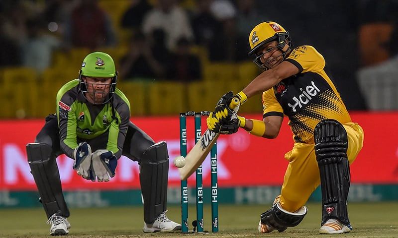 Peshawar Zalmi, PSL 8, Lahore Qalandars, Babar Azam, Shaheen Shah Afridi, Fakhar Zaman, Rashid Khan, Haris Rauf, Wahab Riaz, Gaddafi Stadium