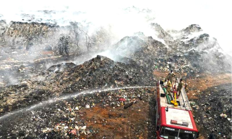 India, trash, mountains, toxic,