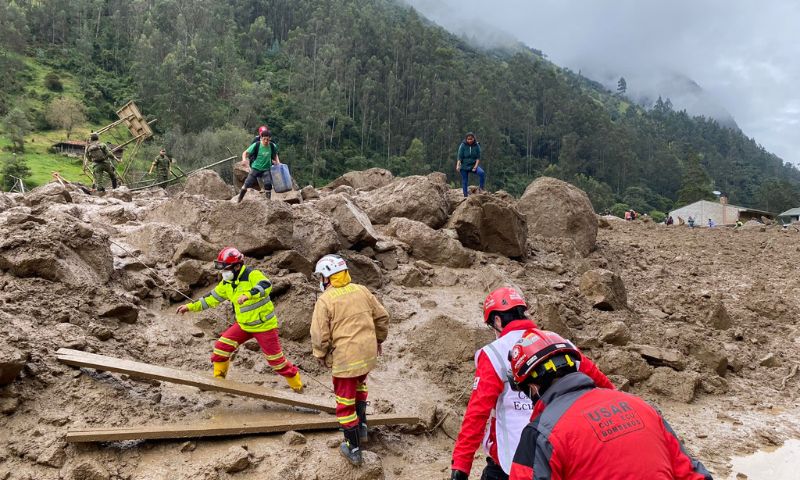 Ecuador, Landslide, Government, Southern, Management, Rainfall, Secretariat