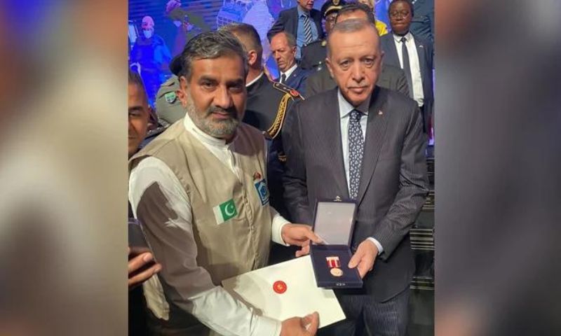 Alkhidmat Foundation, Turkish, Award, charity, organization, rescue, search, aid. operations team