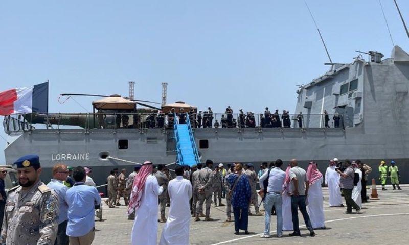 Evacuation, UN, United Nation, security, help, support, food, medical, France, thanks, Operations, passengers, Red Sea