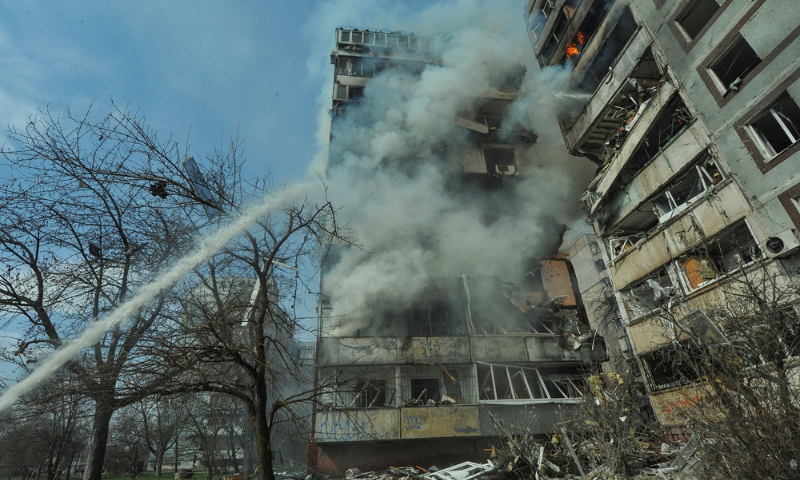 Russian Strike Kills Two in Ukraine: Officials