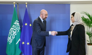 Saudi Arabia’s EU Ambassador Give Official Credentials to President of European Council