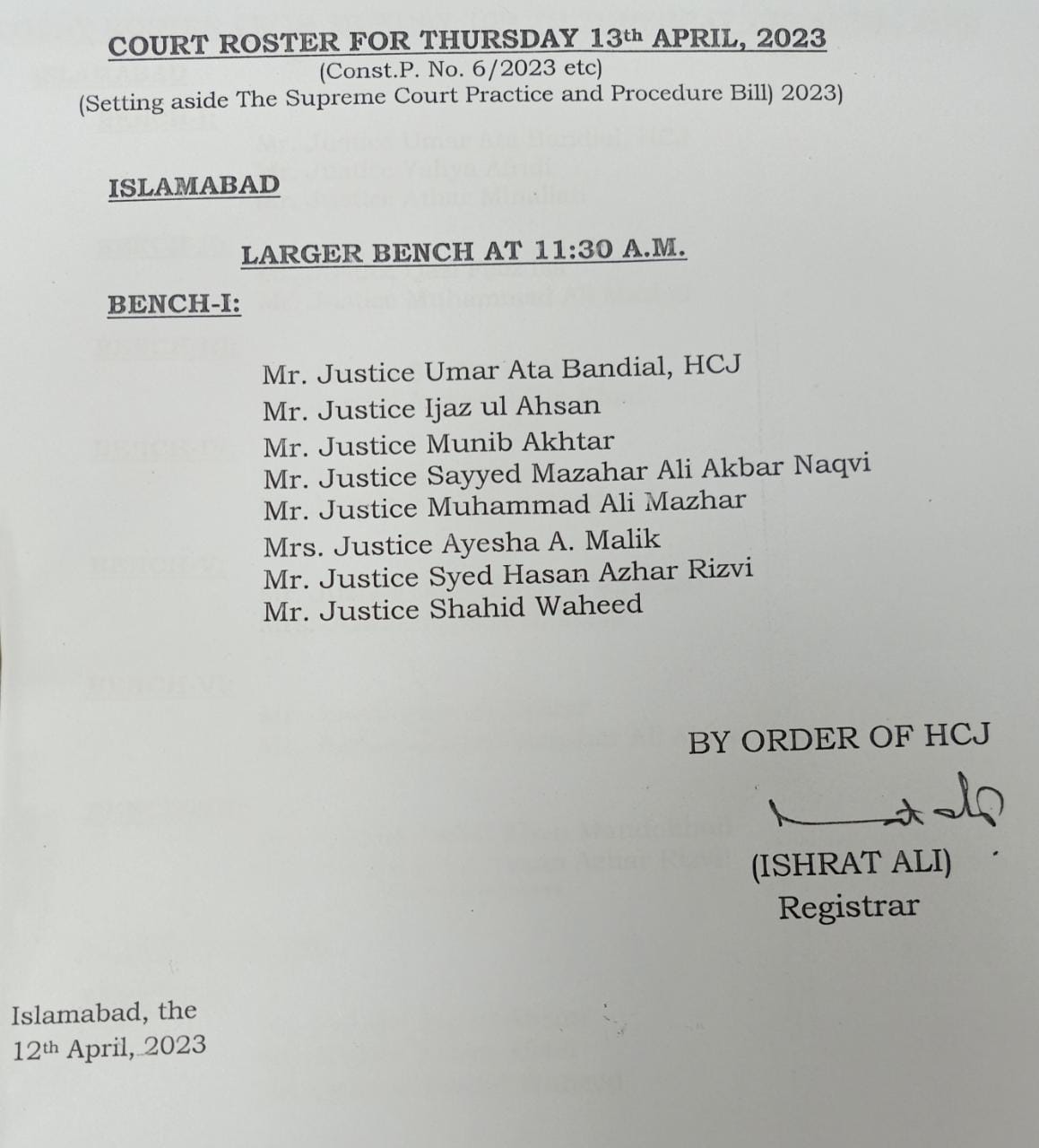 SC, PTI