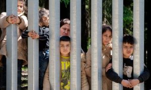 Migrants, Children, Stuck, Poland's, Border, Wall