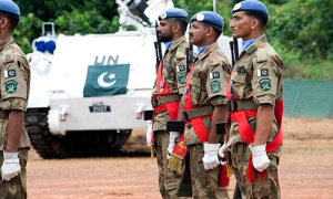 Pakistani, Prime Minster, Shehbaz Sharif, United Nations, UN, Peacekeeping, Cyprus, Abyei, Mali, South Sudal, Mali, Western Sahara, African, DR Congo, Mission, Medal, Ambassador,